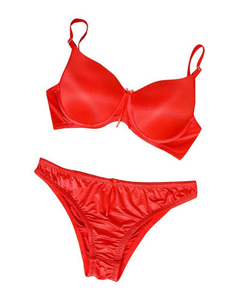 Satin bra sets manufactured by Puning Hesheng Garment Co., Ltd