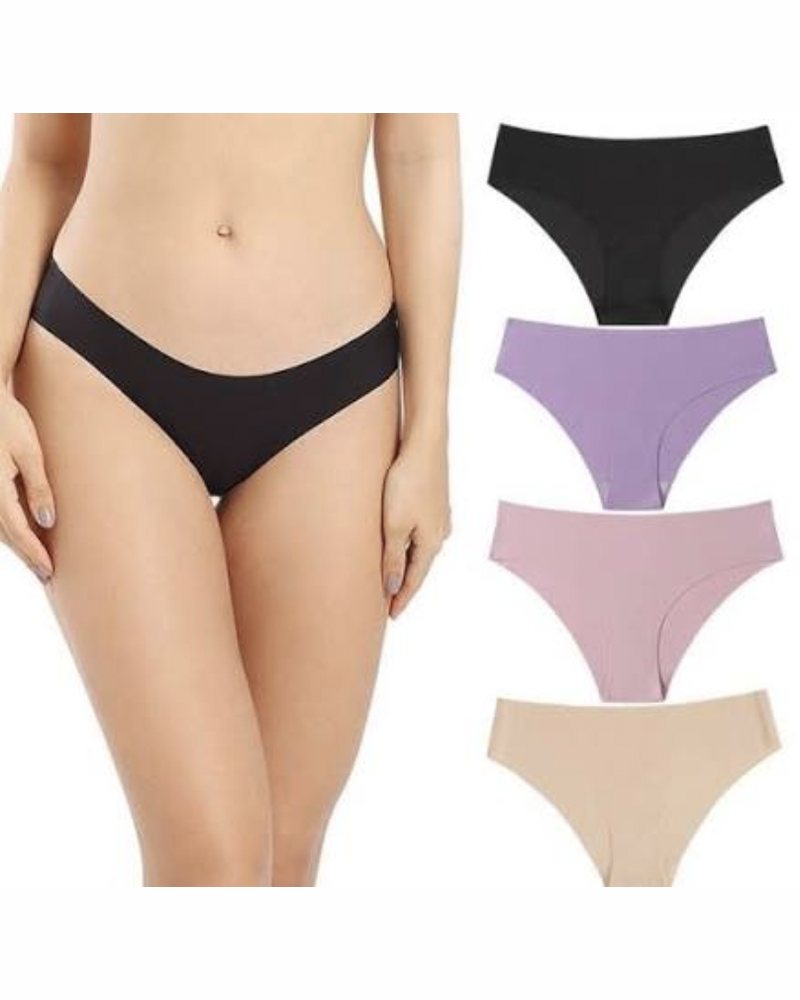 Seamless briefs in four shades