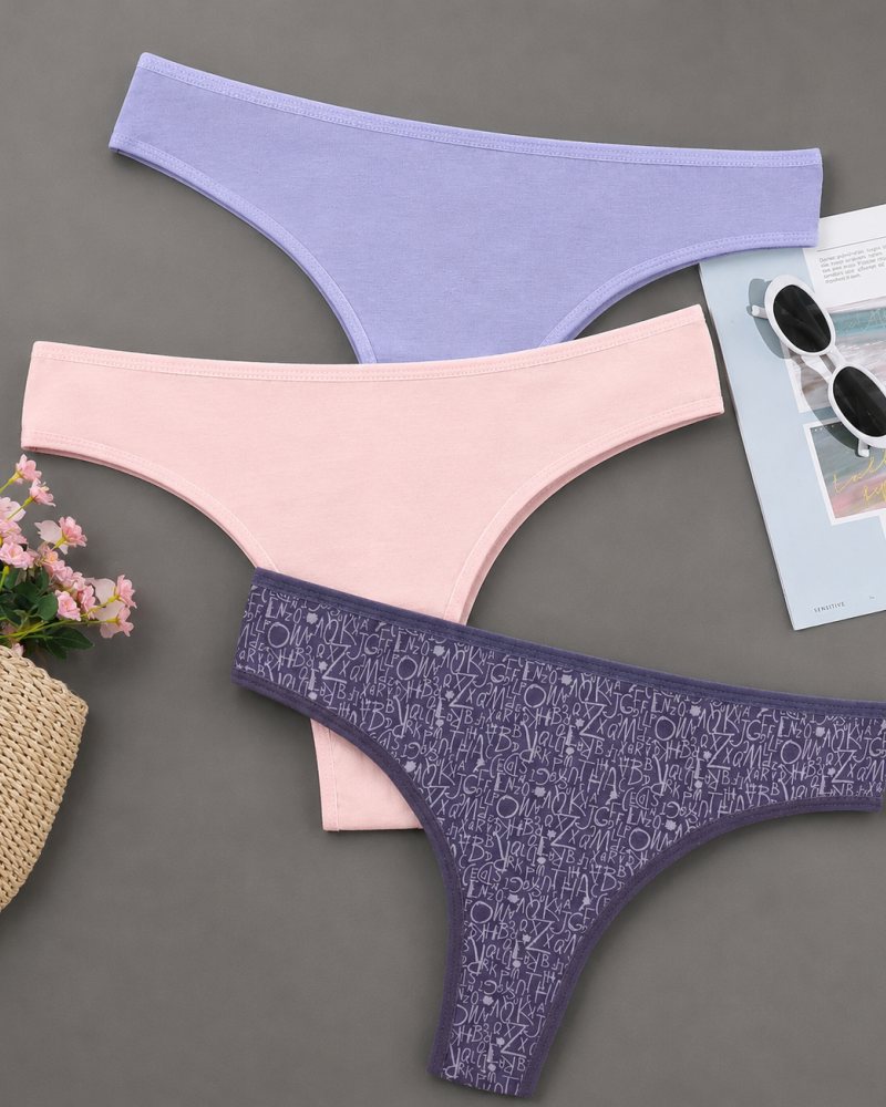 Cotton thongs manufactured by Puning Hesheng Garment Co., Ltd